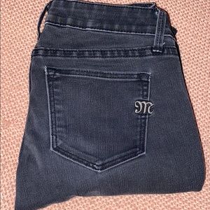 Black miss me jeans size 25